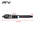 2pcs Rear Coil-Over Shocks For Polaris Ranger 570 2015-2016 900 2013-2019 1000