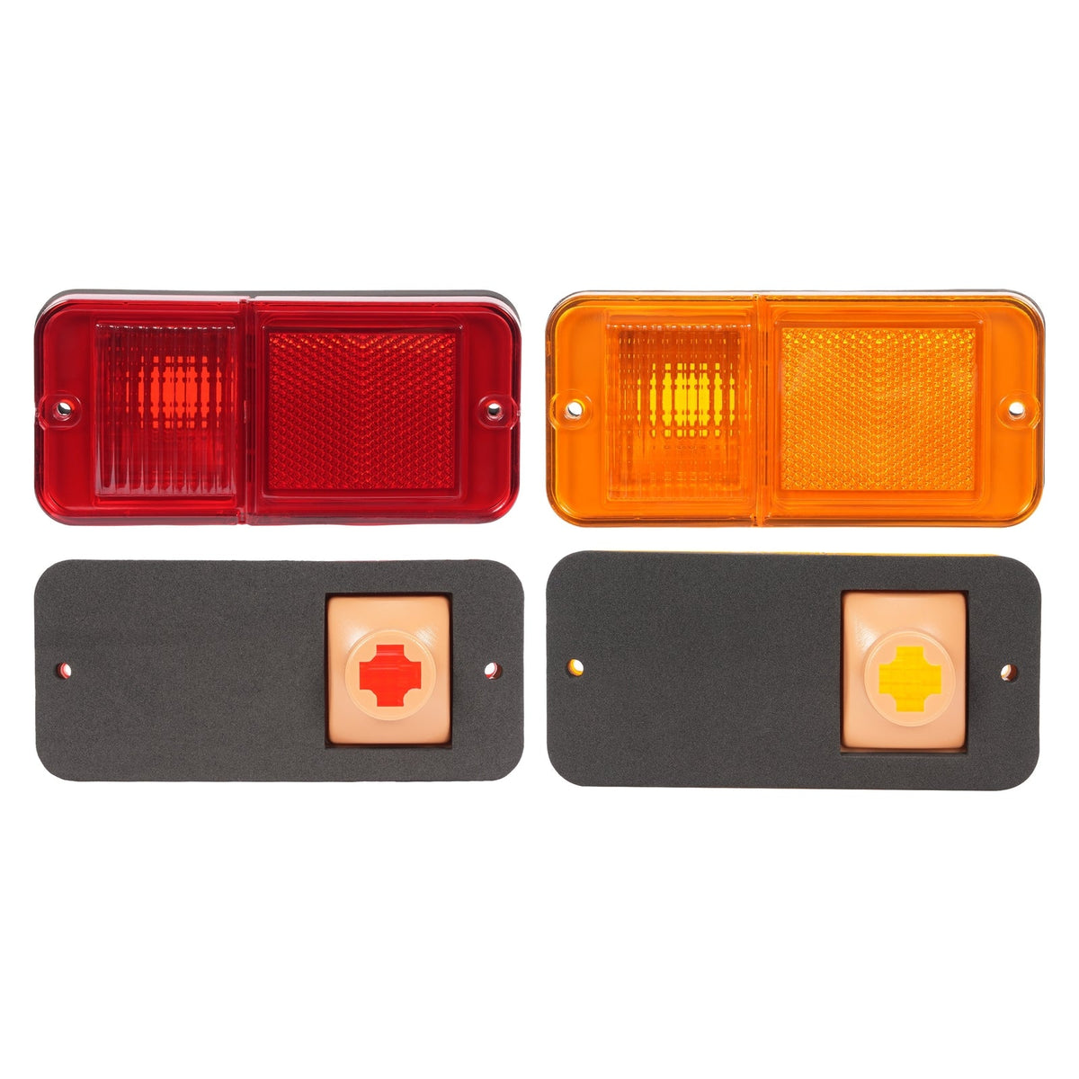 Front Rear Side Marker Lights Set For Chevrolet GMC C/K Pickup Trucks 1968-1972
