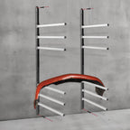 Wall Mounting Bumper Stand - Auto Body Paint Stand Rack w/ 6 Removable Arms