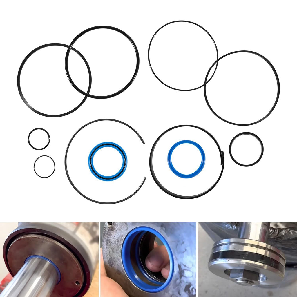 5.0" Bore x 2.0" Rod Cylinder Hydraulic Log Splitter Cylinder Rebuild Seal Kit