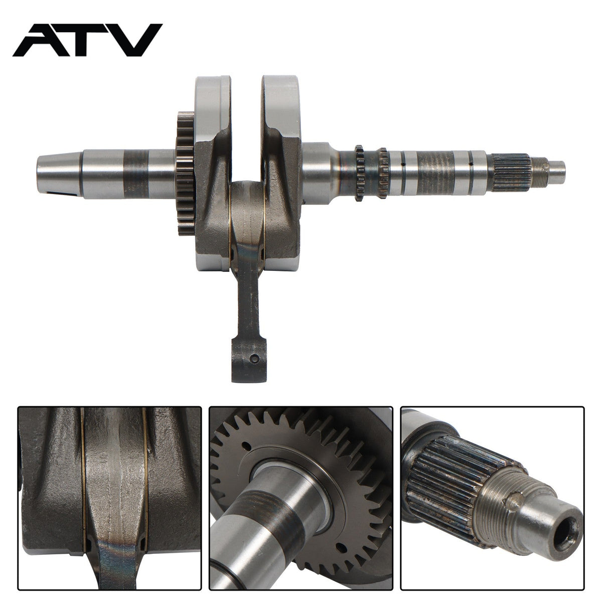 Crankshaft + Bearing For Honda Rancher TRX420 Foreman TRX500 TRX520 Pioneer 500
