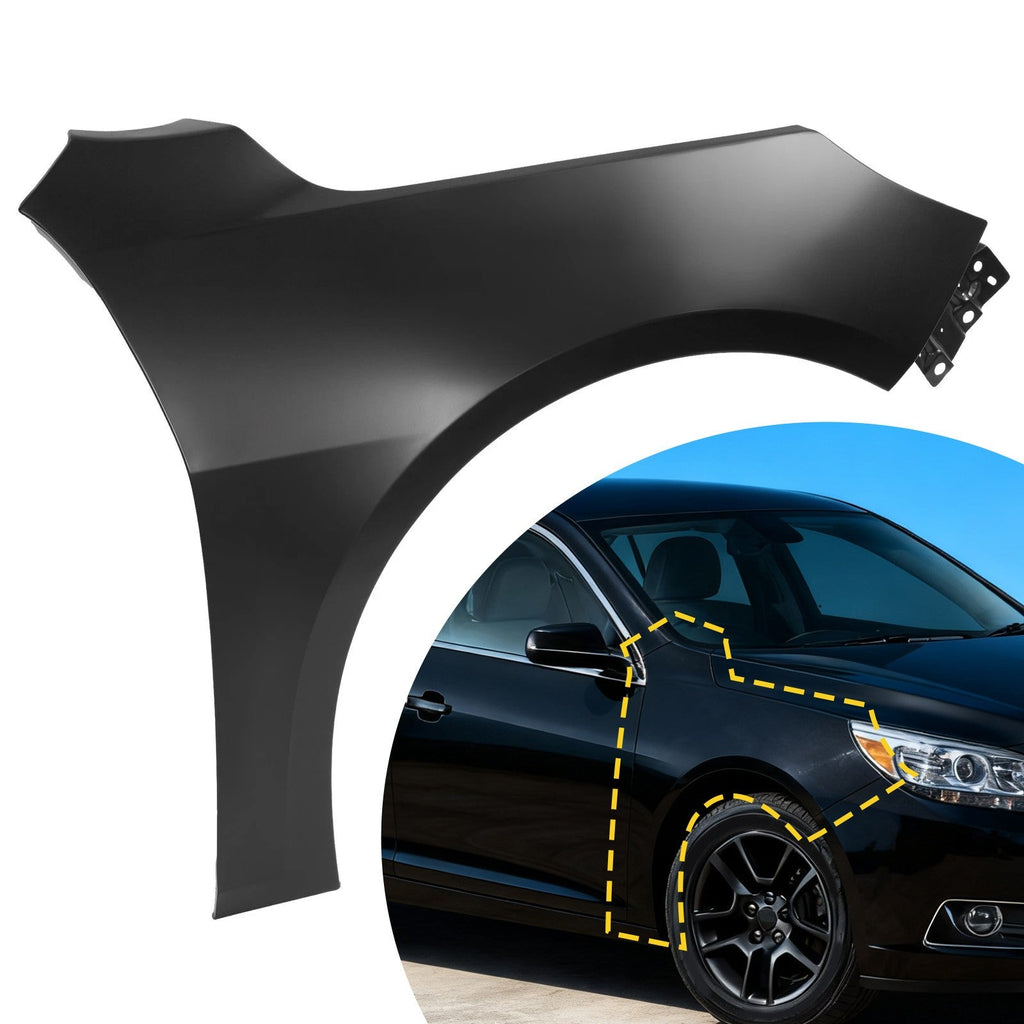 Fender For 2013-2016 Chevrolet Malibu Limited Front Passenger Side Primed Black