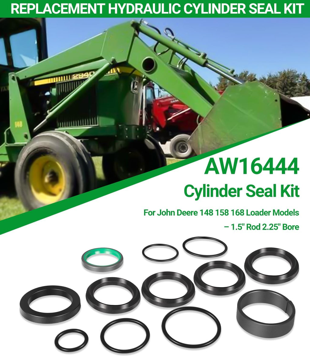 AW16444 Hydraulic Cylinder Seal Kit for John Deere Loader Models 145 146 148 158
