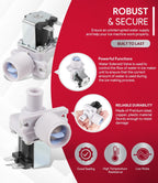 For Hoshizaki 3U0111-01 Water Valve, 120V, 60HZ, w/Mounting Nuts, J248-030