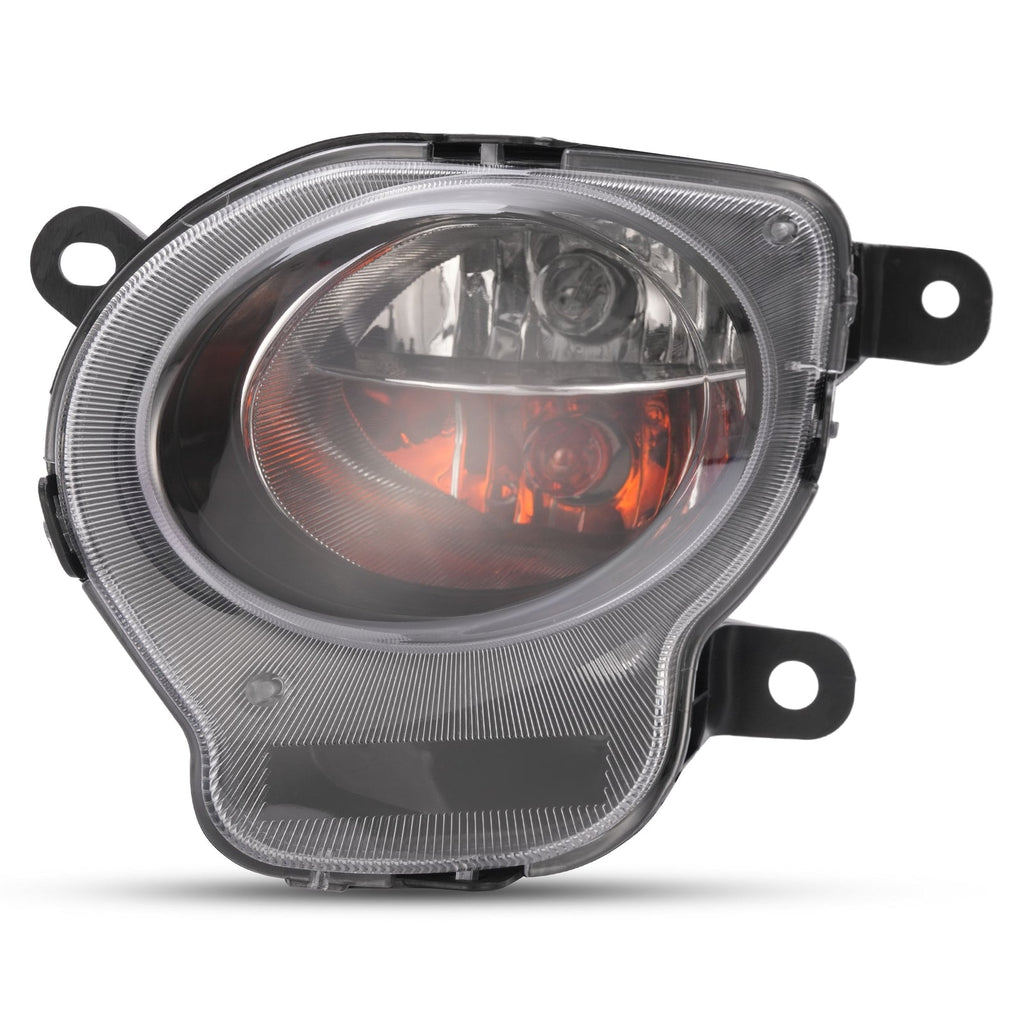 Black Front Left Driver Side Turn Signal Light Parking Lamp For Fiat 500 2012-17