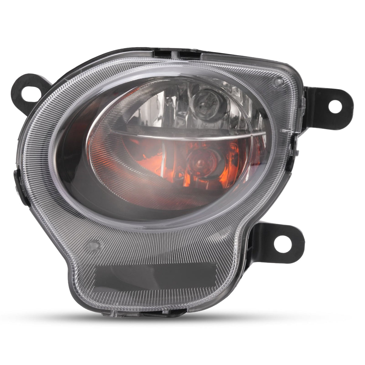 Black Front Left Driver Side Turn Signal Light Parking Lamp For Fiat 500 2012-17