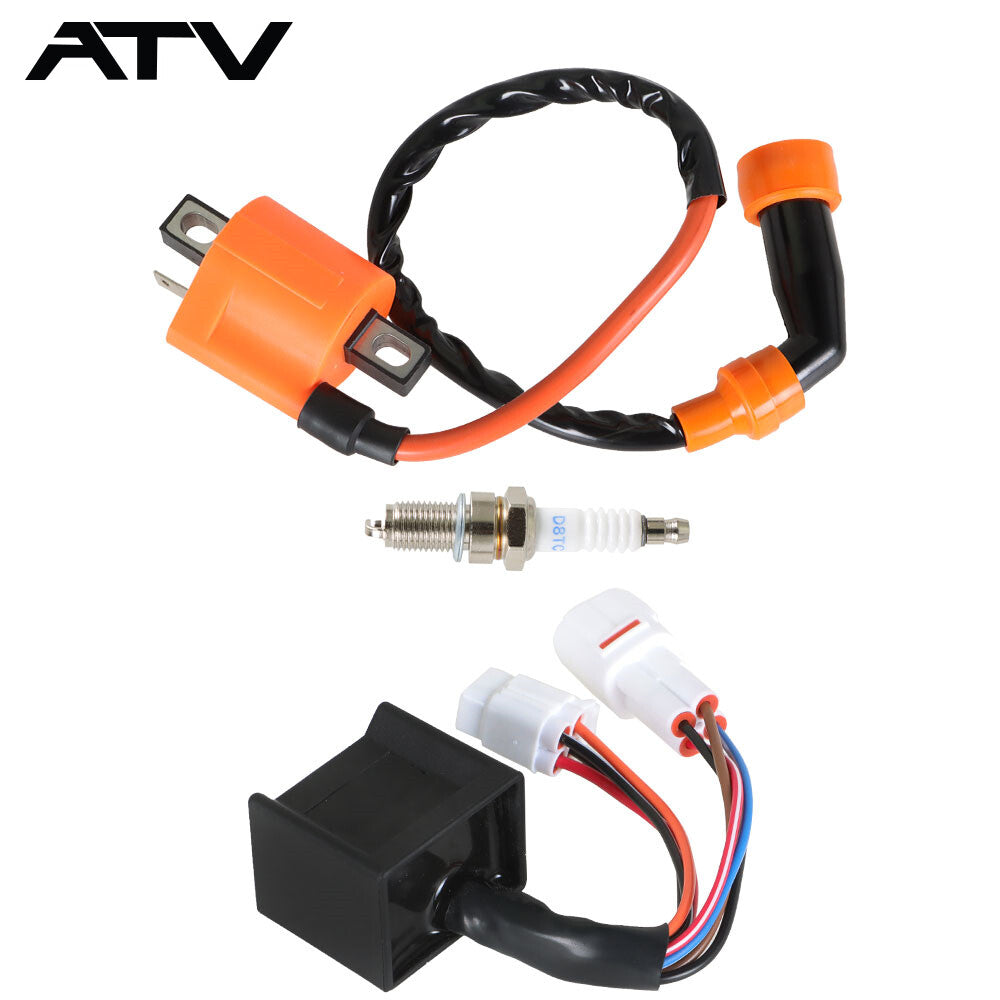 Ignition Coil Spark Plug CDI For Yamaha Timberwolf YFB250 FW,Bear Tracker YFM250
