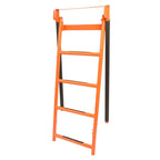 Flatbed Trailer Access Ladder Orange 5 Step For 48 Inch Rail Mount Powder Coated
