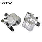 Front Brake Calipers & Brake Rotors For Yamaha Grizzly 350 400 450 YFM 2007-2014