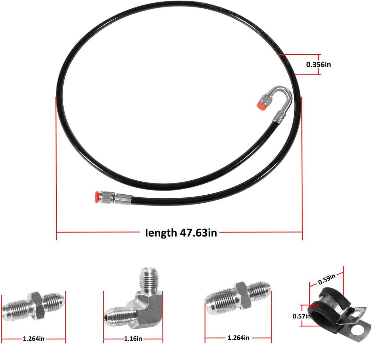 Clutch Line Kit for K Swap for Honda-Acura Civic Crx Integra K20 K24 K Series