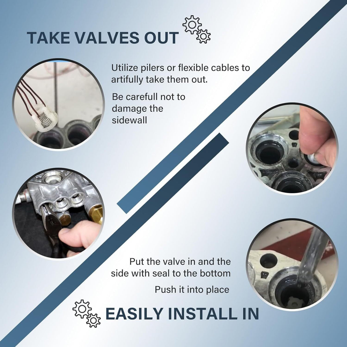Annovi Reverberi AR2233 Check Valve Kit for RMV and RMW Pressure Washer Pumps