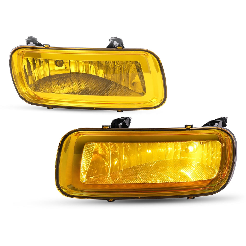 2PCS Yellow Lens Front Left & Right Fog Lights Lamps For Ford F150 F-150 2004-06