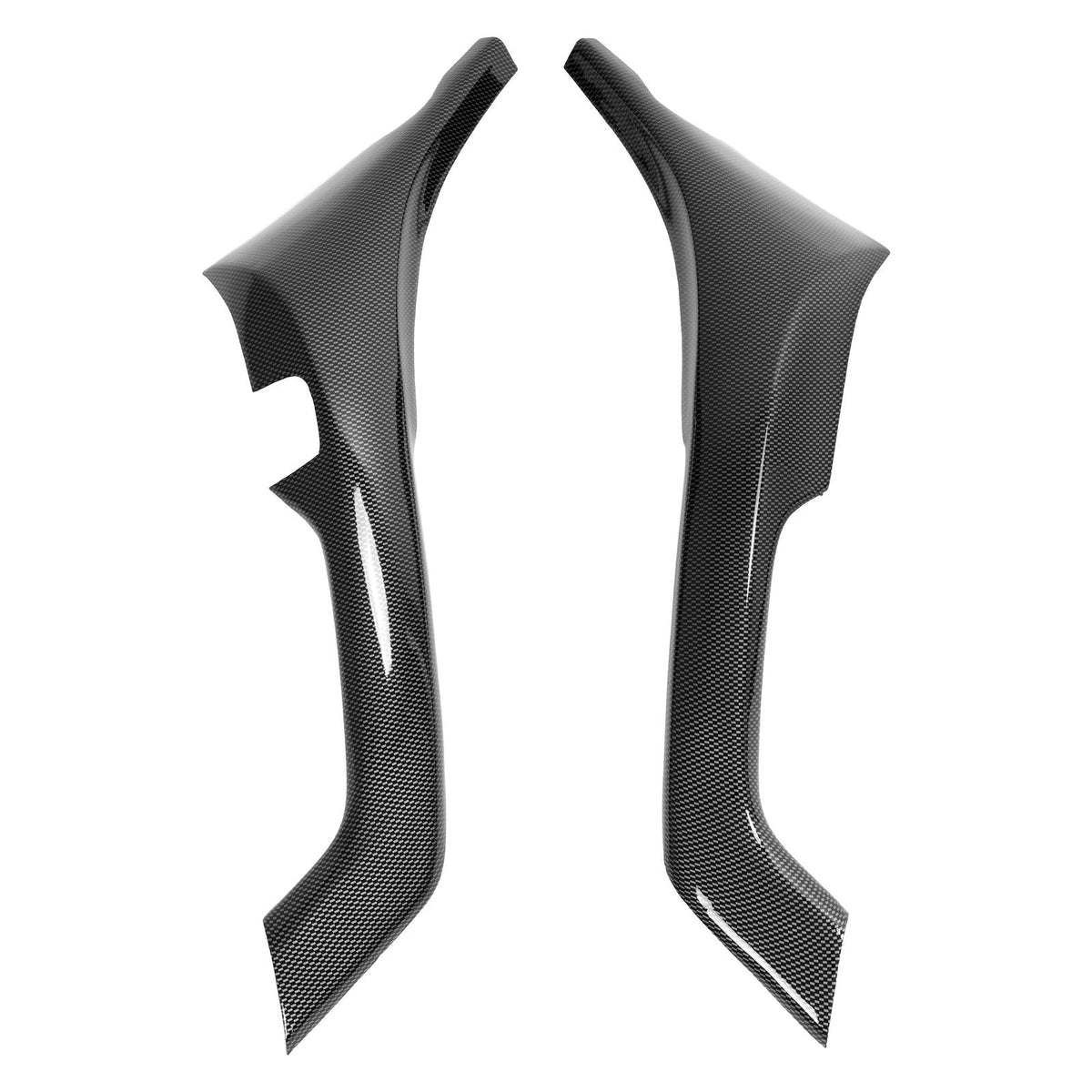 4Pcs Interior Door Armrest Cover Trim For Acura TSX 2009-2014 Carbon Look