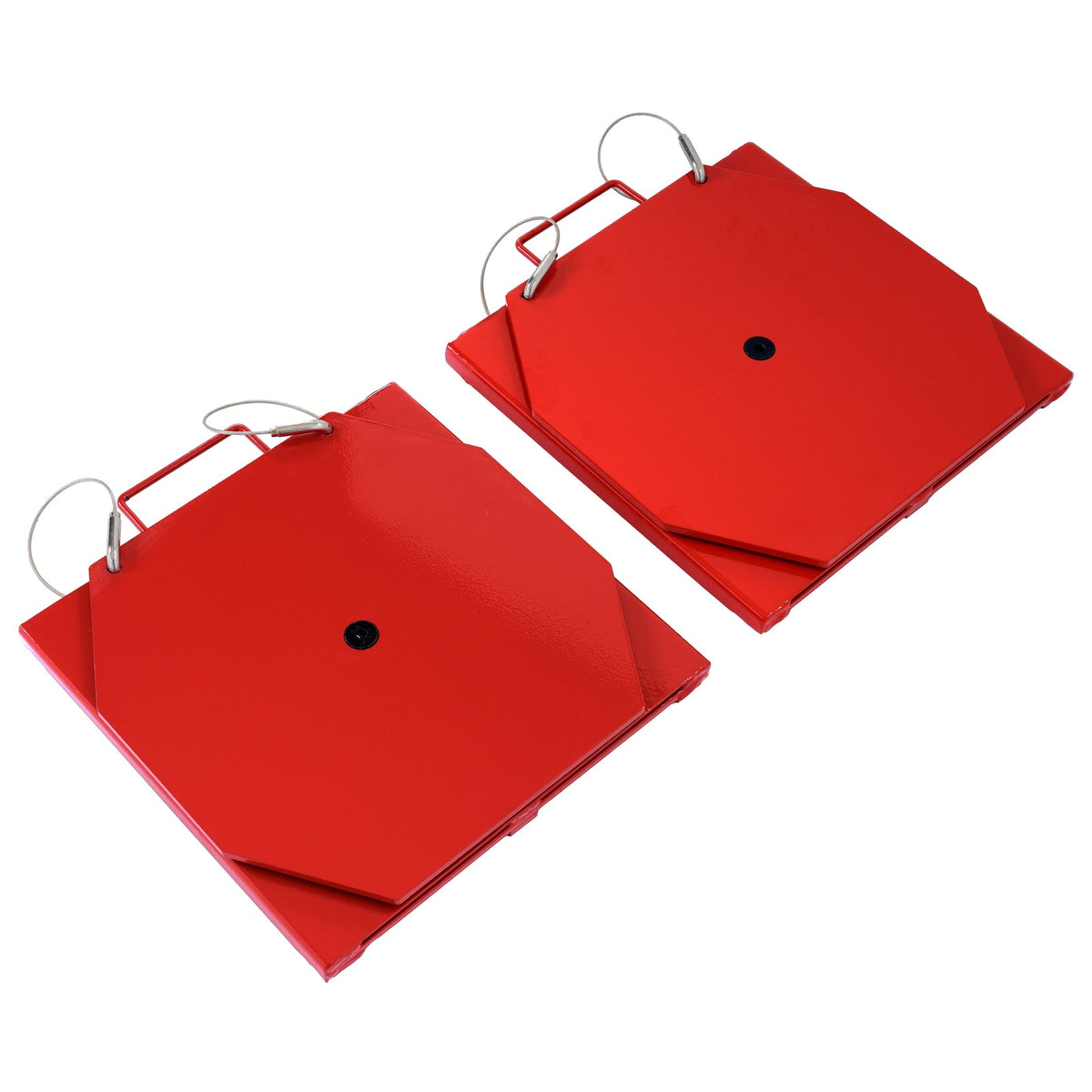 2PC 2T Wheel Alignment Turn Plate Table 360° Rotating Turntable Heavy Duty
