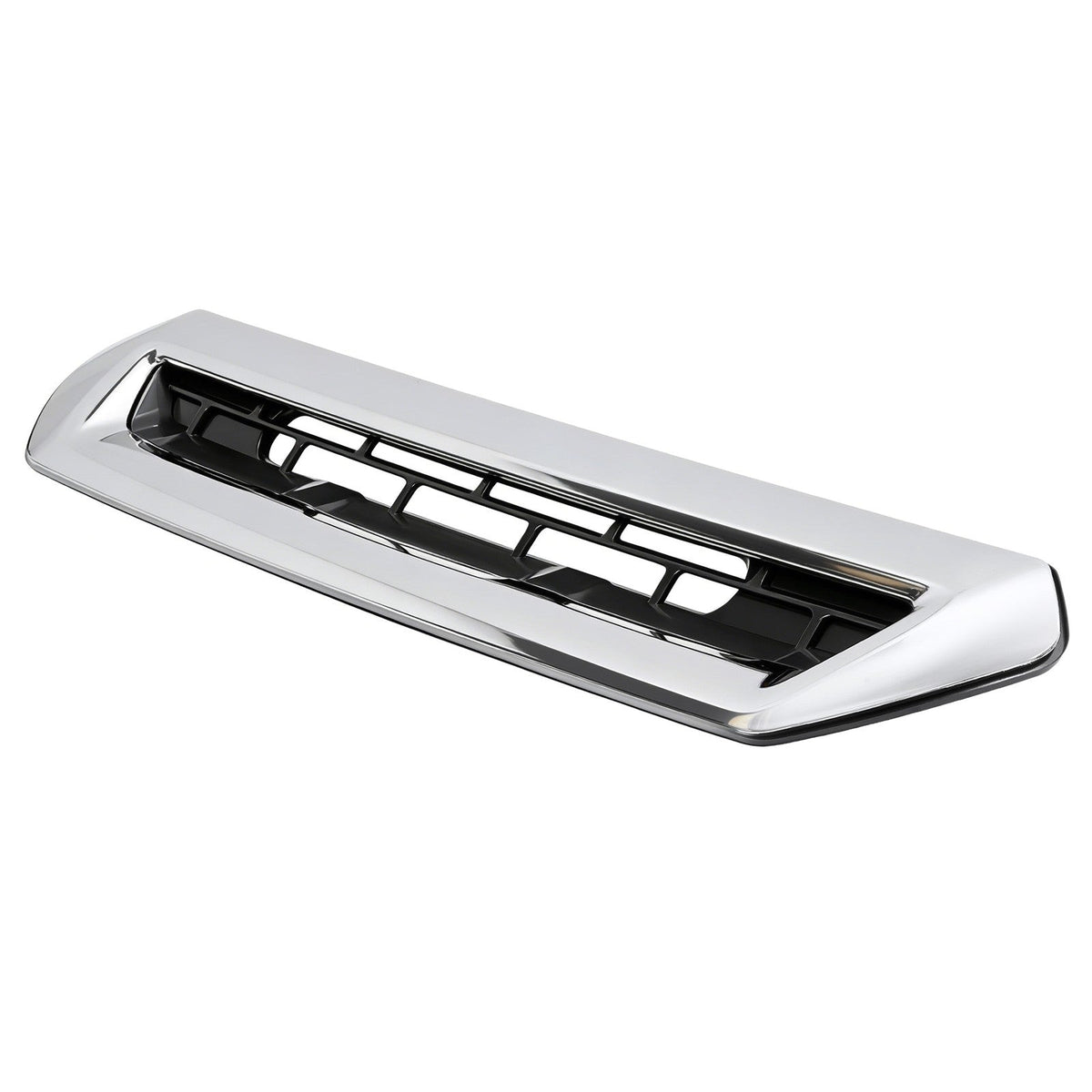 Hood Air Vent Scoop For 2017-19 Chevy Silverado GMC Sierra 2500HD 3500HD Chrome