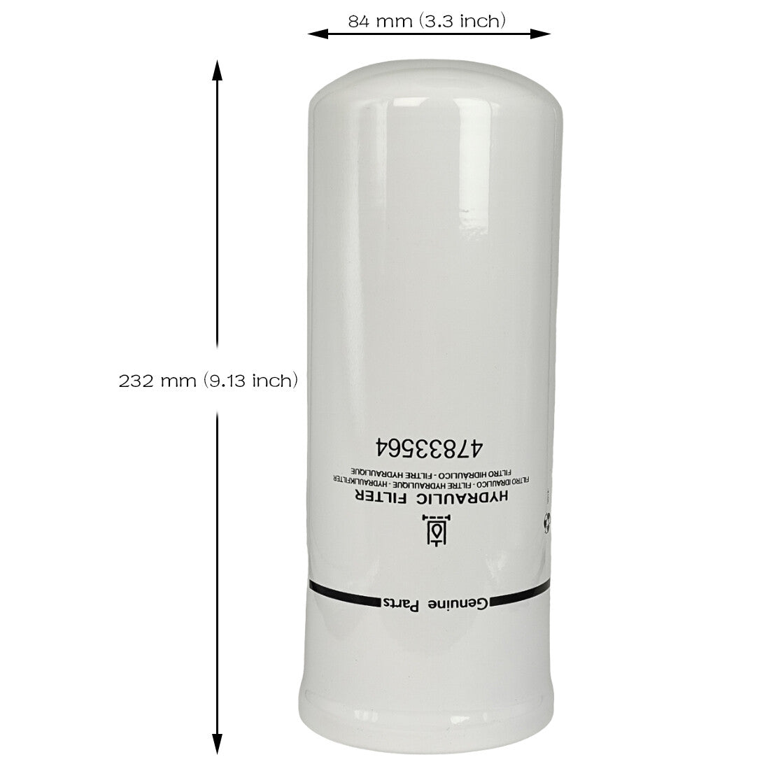 47710533 Hydraulic Filter Fit for New Holland C232 C227 C234 C238 L213 L215 L218