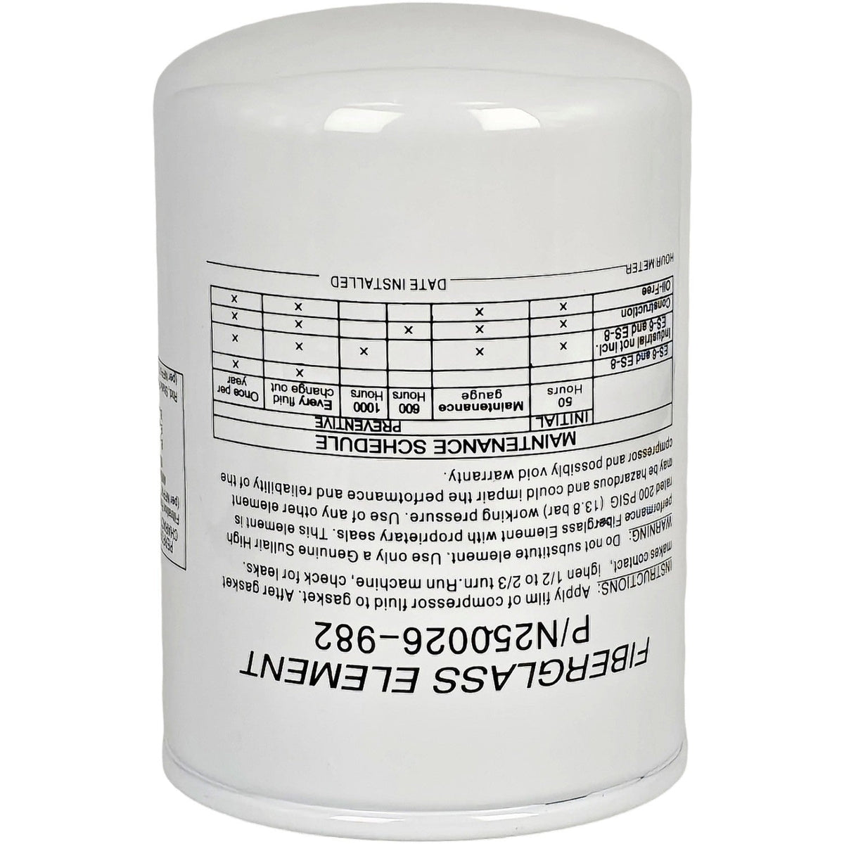 Oil Filter 250028-032 Fit for Sullair Air Compressor 250026-982