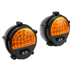 2PCS LED Front Amber Turn Signal Parking lights For Humvee M35 M998 #12422957