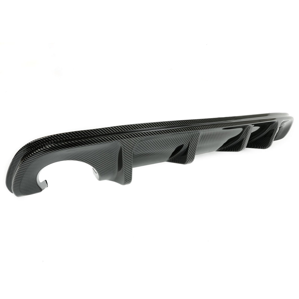 Rear Lip For 2014-2017 Infiniti Q50 Bumper Diffuser Wing Carbon Fiber Style