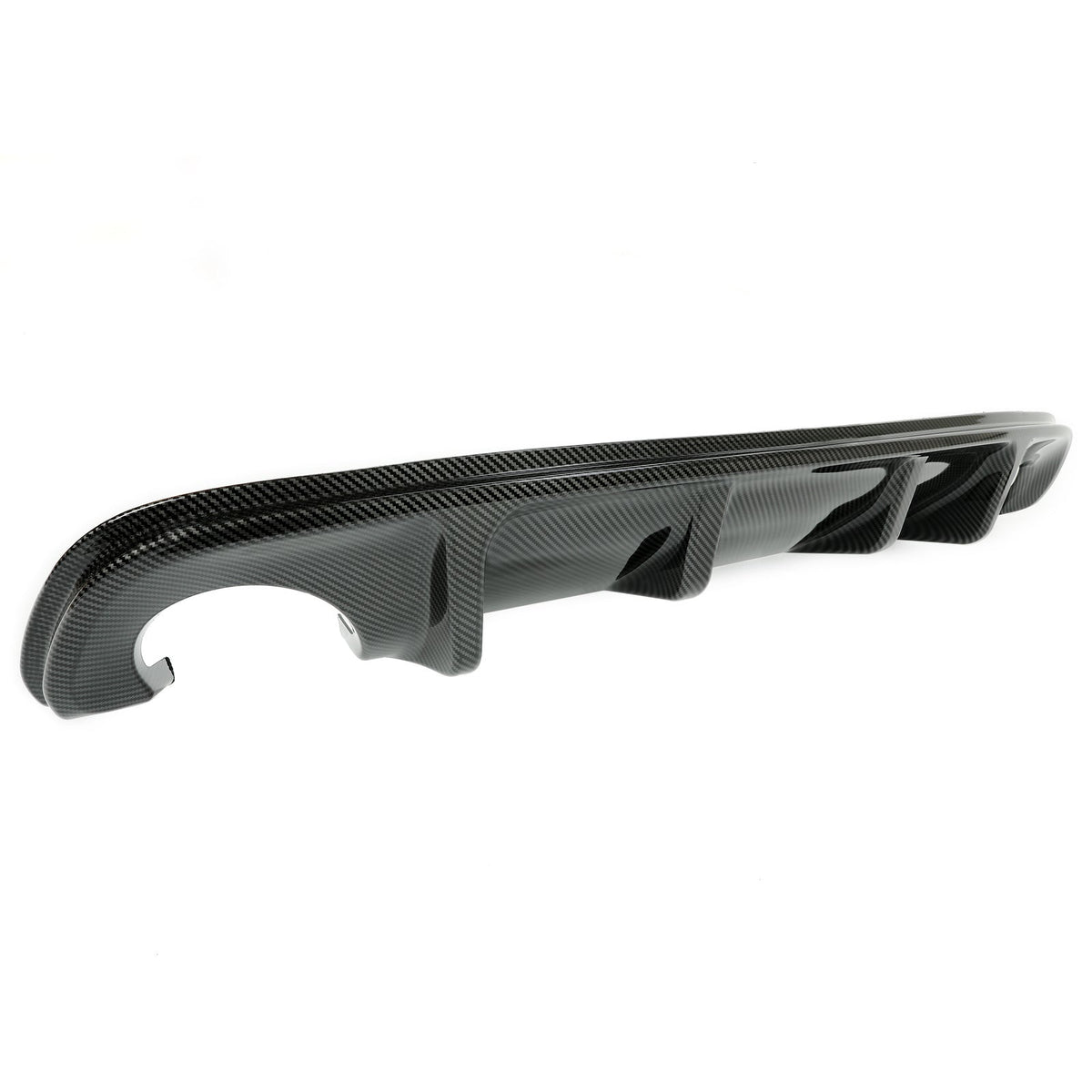 Rear Lip For 2014-2017 Infiniti Q50 Bumper Diffuser Wing Carbon Fiber Style