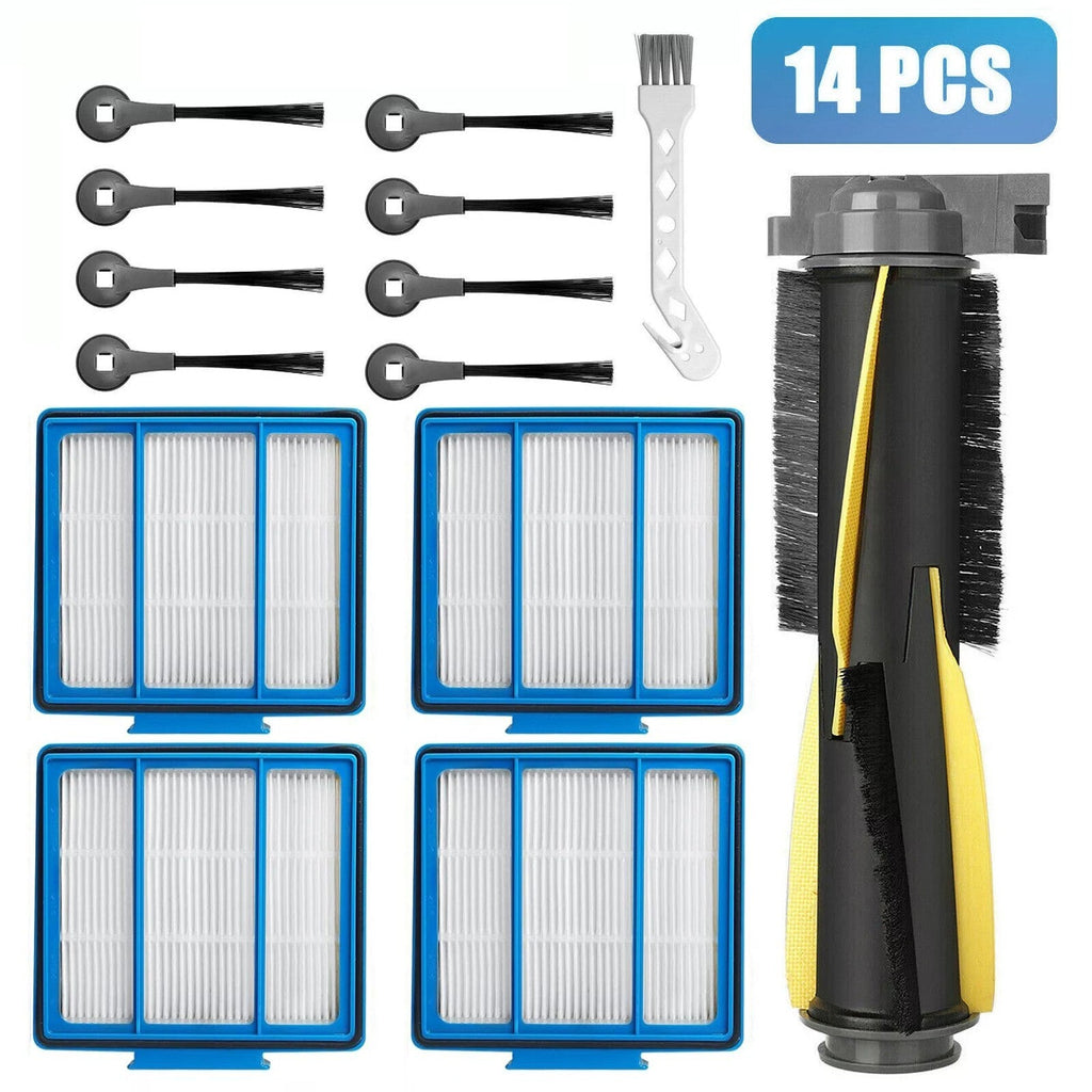 14 PCS Robot Vacuum Cleaner Replacement Parts Kit for Shark IQ R101AE(RV1001AE)