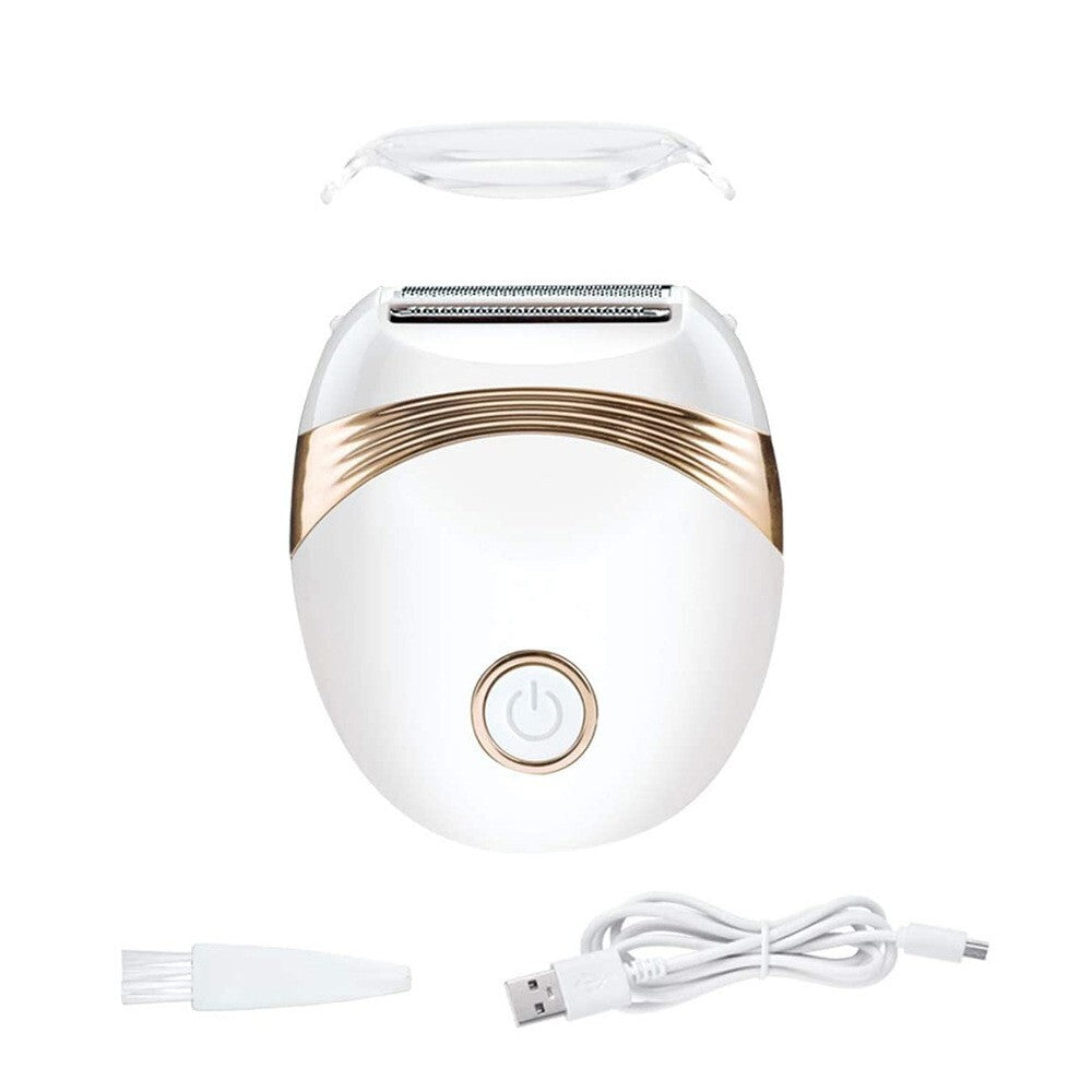 2 in 1 Wet & Dry Painless Rechargeable Lady Shaver Electric Razor for Women
