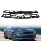 For 2019-2024 Chevy Camaro SS Front Bumper Upper Grille Guard Black Painted ABS