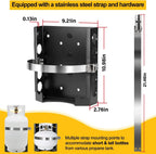 11 lb & 4.25 lb Propane Tank Mount Holder 9 Inch Cylinder Tank Mounting Bracket