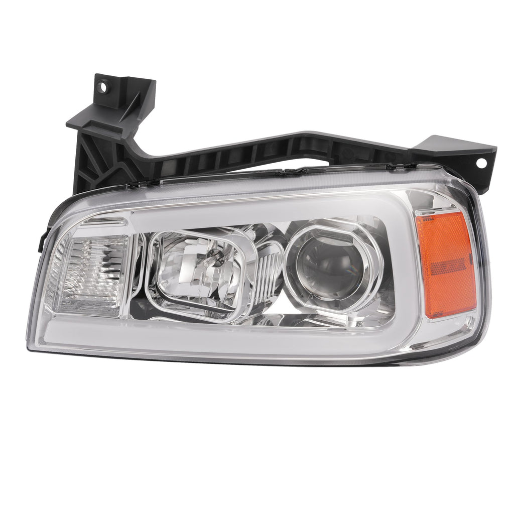 LED DRL Projector Headlights HeadLamps Left+Right For Dodge Charger 2006-2010