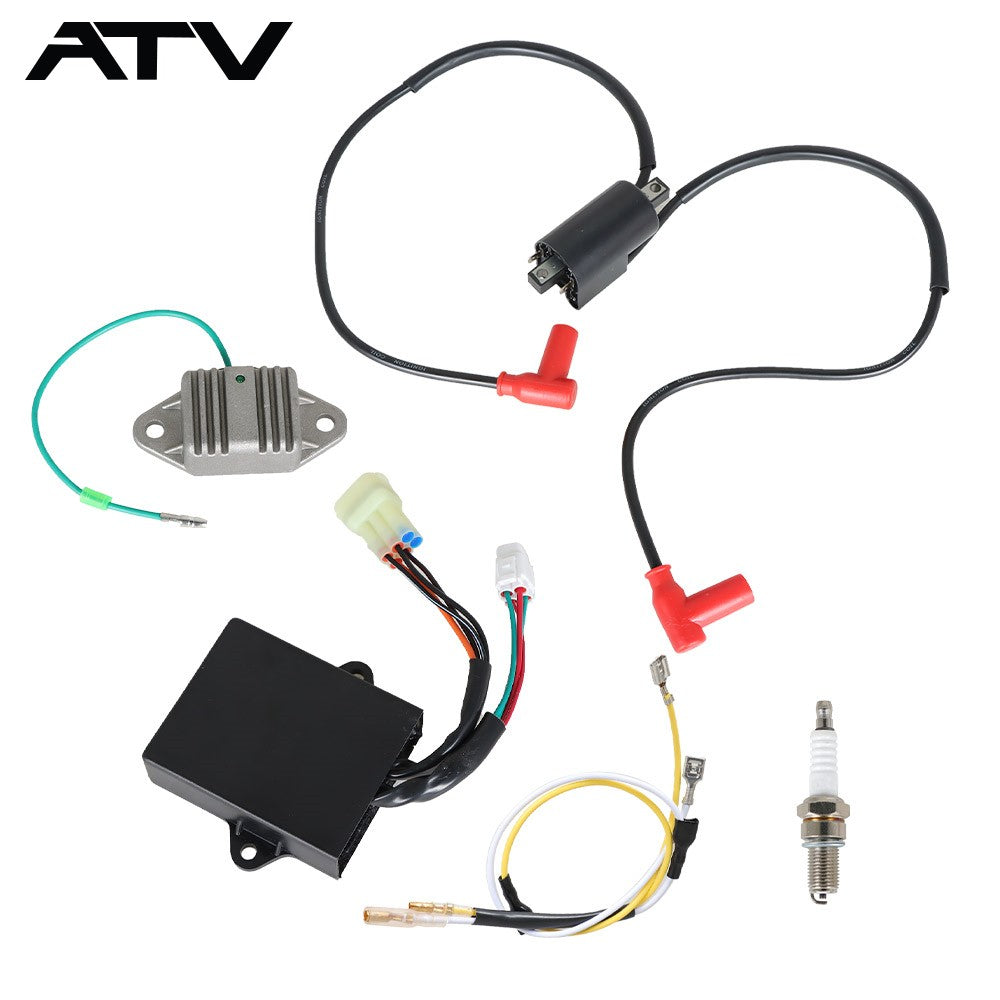 New Ignition Coil CDI BOX Regulator Spark Plug For Yamaha Banshee 350 YFZ350