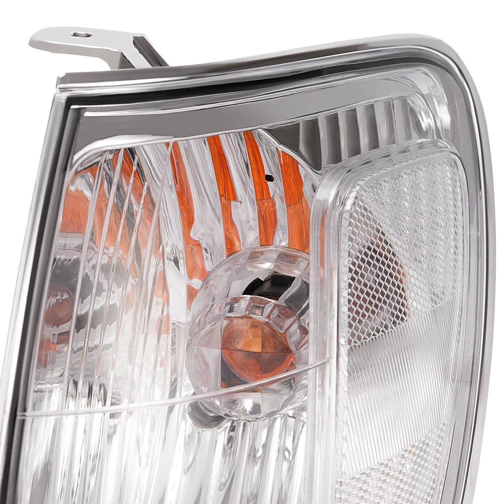 Pair For Toyota Land Cruiser 1998-2004 Front Corner Lights Lamps Clear W/bulbs