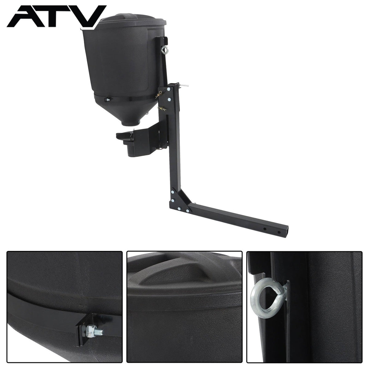 Broadcast Spreader For Salt, Grass Seed, Fertilizer, Deer Feeder Seed UTV UTVS16