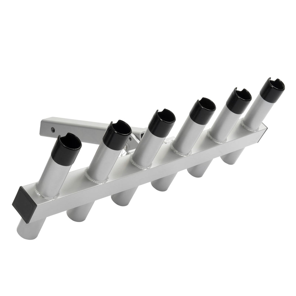 6 Rod Extender Fishing Rod Holder Hitch Mount Rack Truck 2" Receiver Adjustable