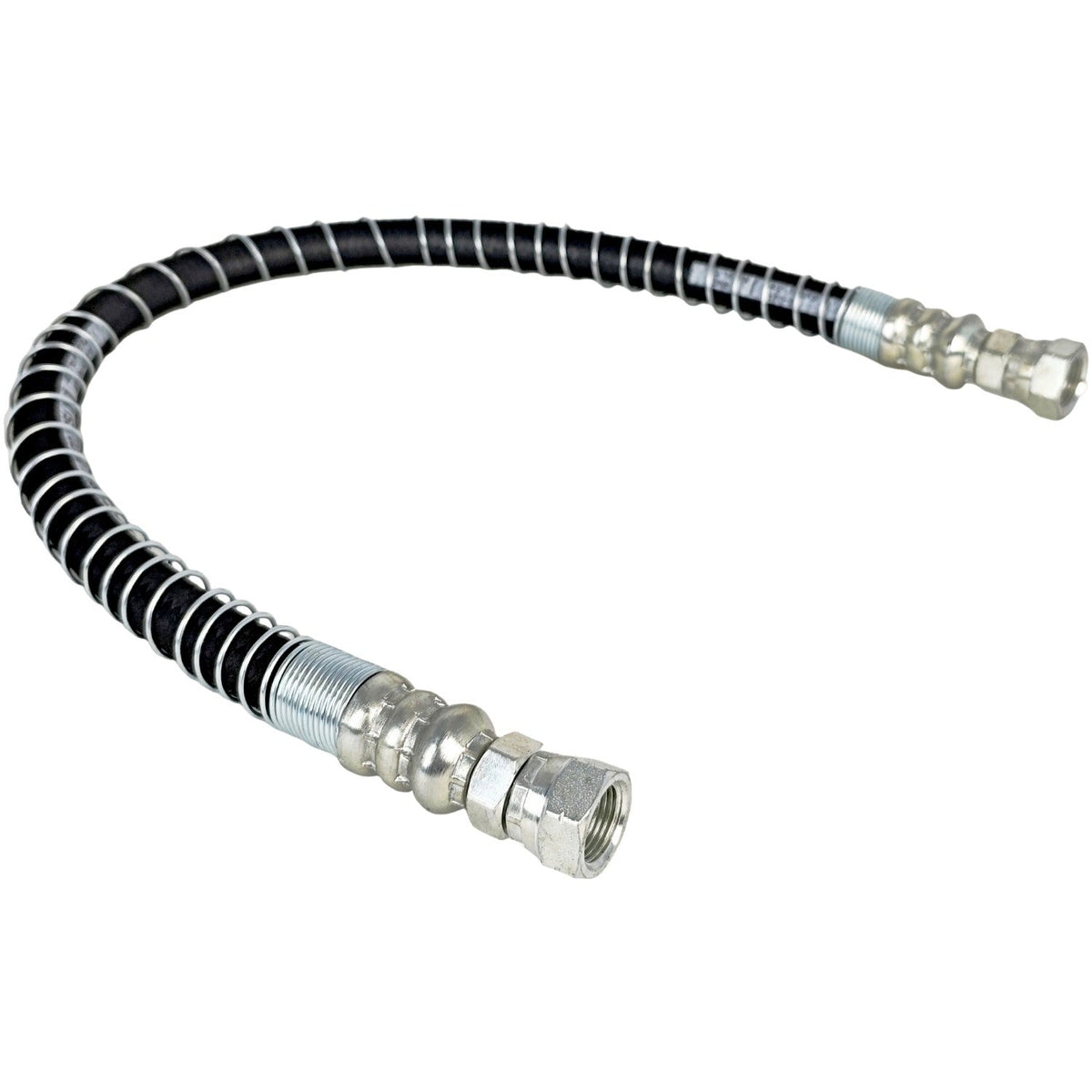 24" LPG Hose Crimped Liquid Propane Assembly with Spiral Guard 24 " Length 3/8"
