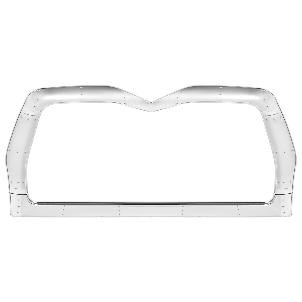 For Mack Granite CV713 T/A Grille Bracket Holder Surround Molding Chrome ABS