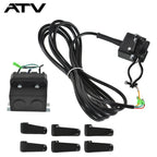 12V Solenoid Relay Contactor and Winch Rocker Thumb Switch Combo Set for ATV