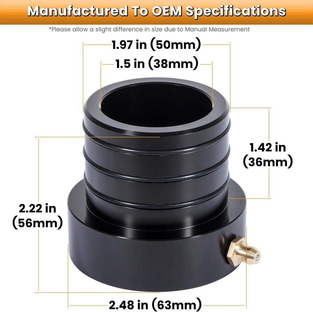 Black Front Inner Outer Axle Tube Seal Kit MG21103 for Jeep Wrangler YJ JK TJ