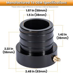 Black Front Inner Outer Axle Tube Seal Kit MG21103 for Jeep Wrangler YJ JK TJ