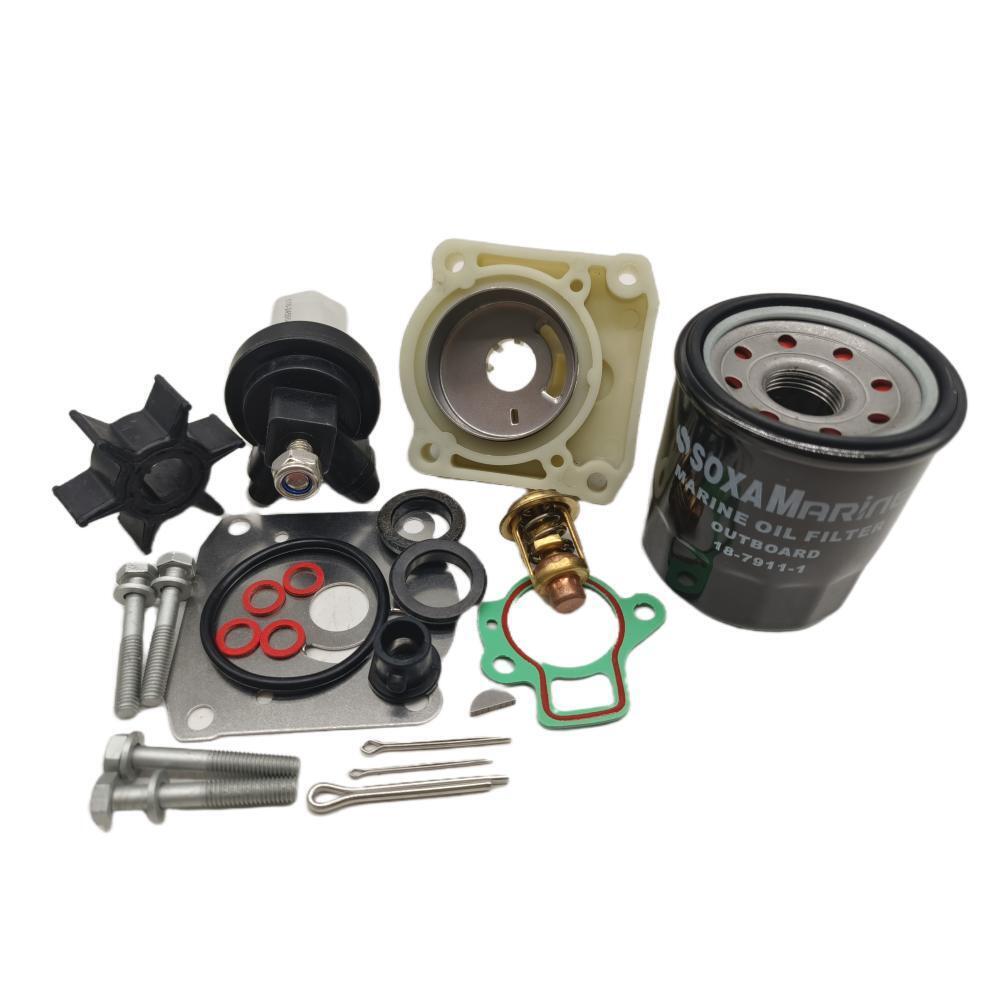 Maintenance Service Kit For Yamaha 4-Str 20/25HP F20A F25A F25D Outboard &Filter