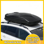 15 Cubic Hard Shell Roof Top Mount Car Storage Travel Luggage Box Cargo Carrier