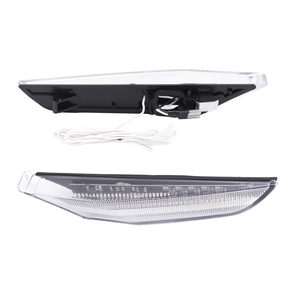 Pair Front Bumper signal light LED Side Marker Light For Infiniti G35 2003-2006