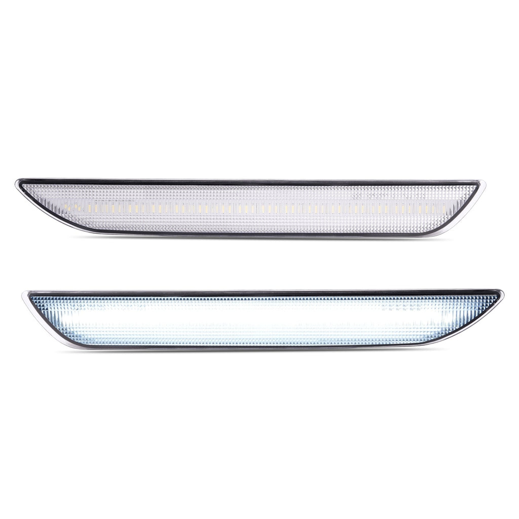 Clear Lens LED Rear Side Marker Signal Lights For Ford Mustang gt 2015-2023 2020