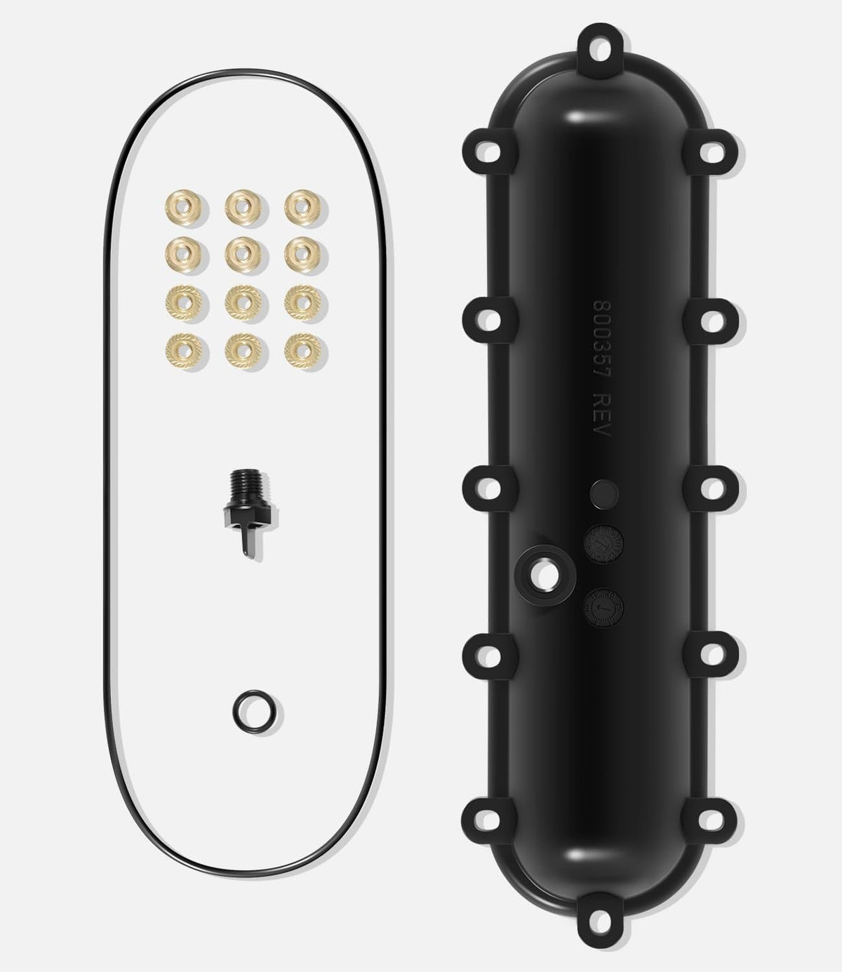 Replacement Return Header for Raypak 206A - 407A with Seal & Flange Nut Kit