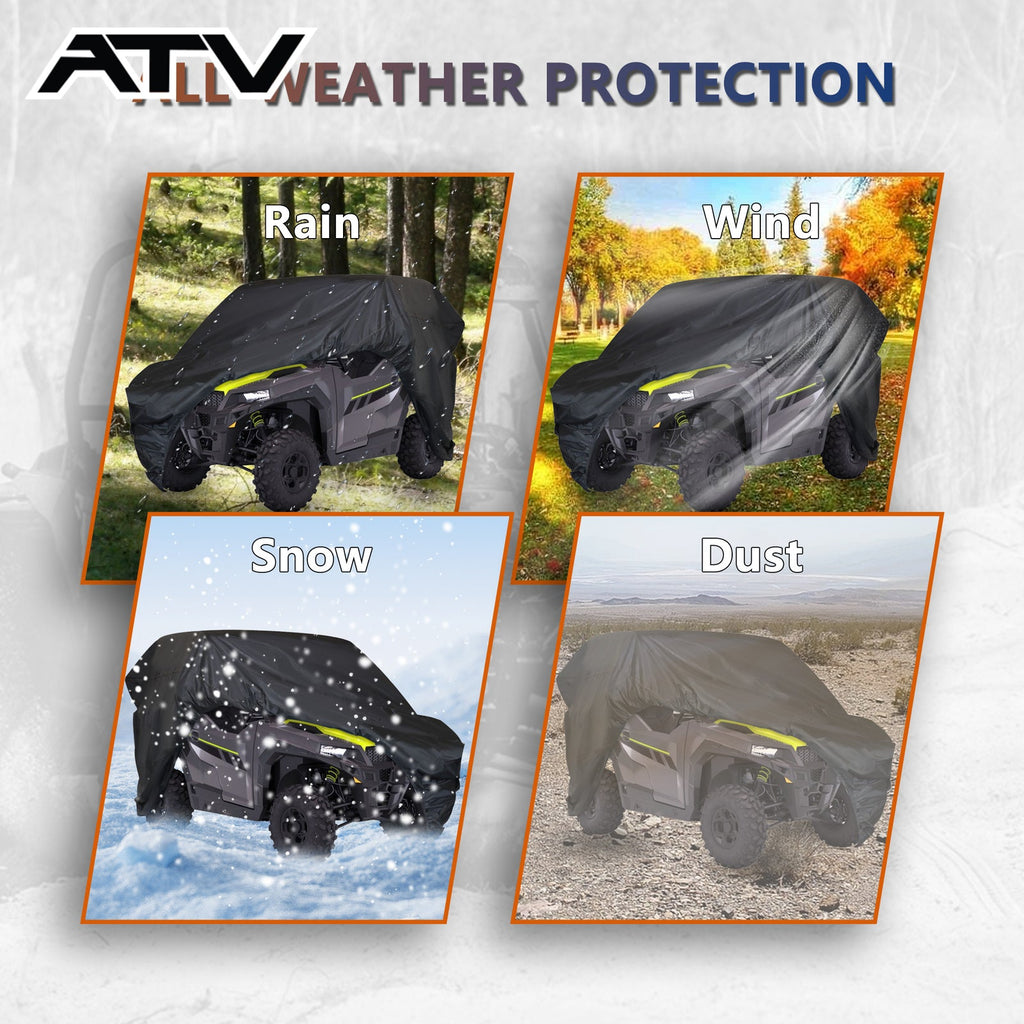 SxS Utility Vehicle Cover Waterproof Fit For Polaris RZR XP 4 Turbo S US