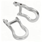 2Pcs Chrome Tow Hooks #84072462 For Chevrolet GMC Silverado Sierra 1500 2007-19