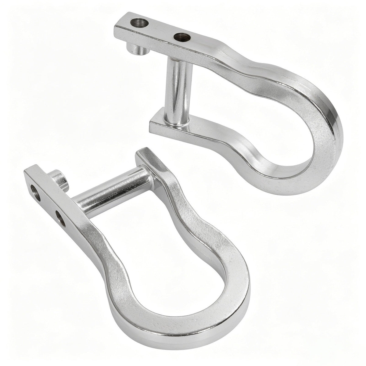 2Pcs Chrome Tow Hooks #84072462 For Chevrolet GMC Silverado Sierra 1500 2007-19