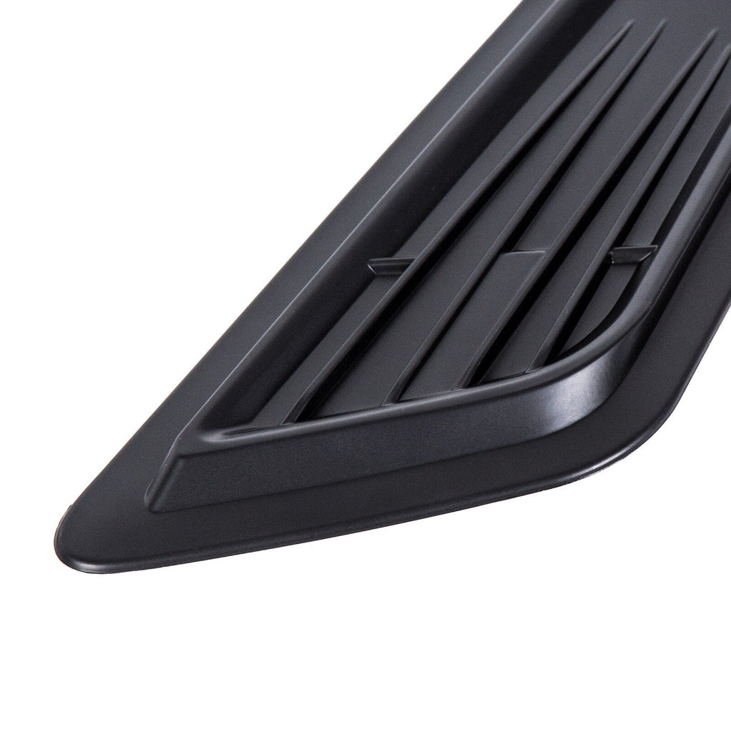 BLACK BONNET HOOD VENT SCOOP COVERS FOR 2016-23 2019 2020 CHEVY CAMARO 1LT LT RS