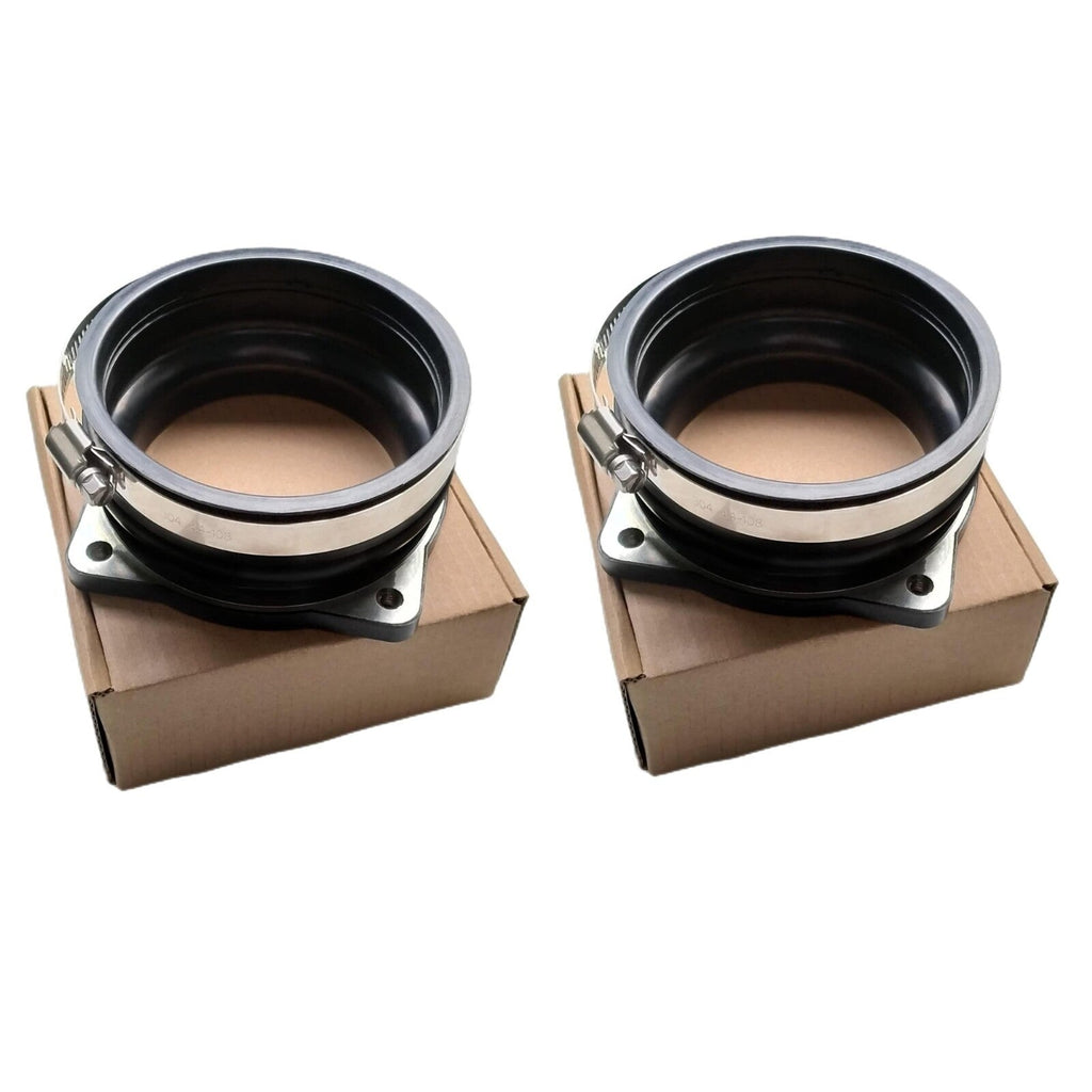 2Pcs New For Mercury Verado Air Intake Isolator w/ Clamp 8M0113513 & 815504256