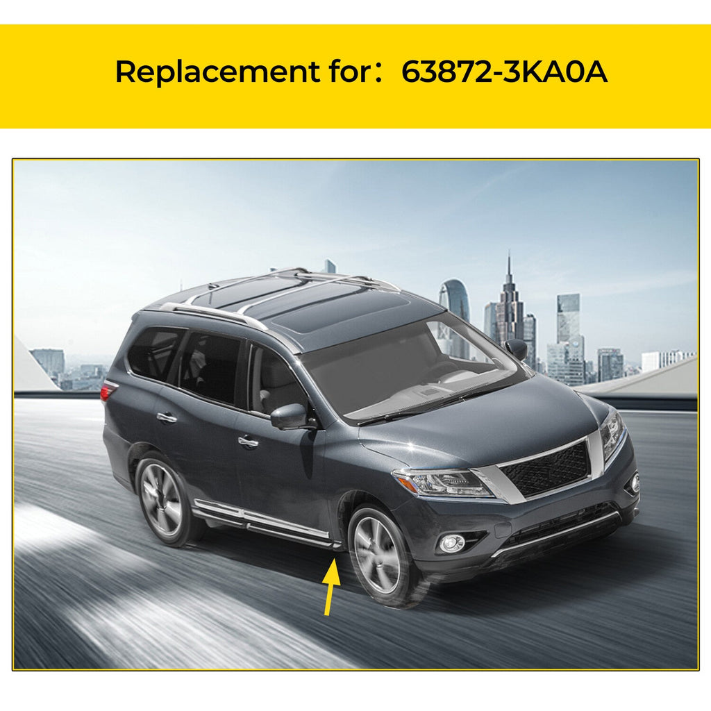 Right Black Fender Molding For Nissan Pathfinder 2013-2020 For 63872-3KA0A