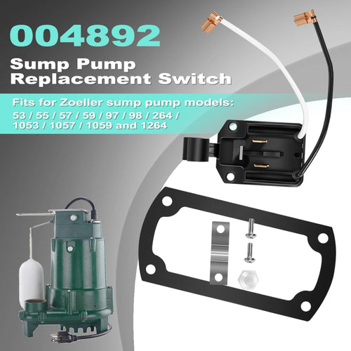 004892 Effluent Pump Switch for Zoeller 53-0001 Pump 50 and 90 Series Pumps